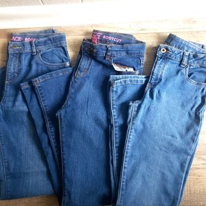 LOT OF 3 Girls Jeans Size 14